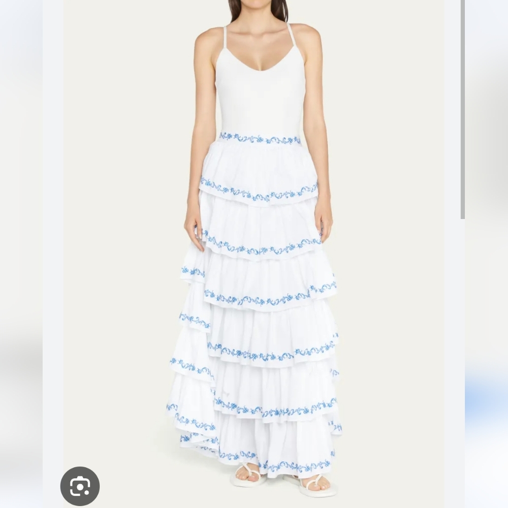 Caroline consta ruffle skirt